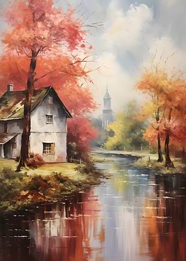 Rustic Fall Riverside