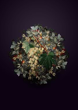 Muscat Grape Fruit Wreath