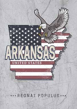 Arkansas Map United States
