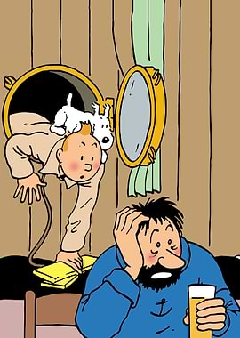 tintin and captain haddock