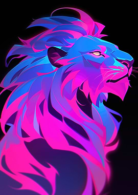 Neon Lion