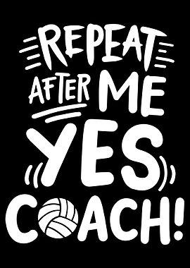 Funny Volleyball Coach
