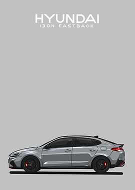 hyundai i30n fastback grey