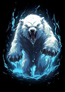 Ice Stare Polar Bear