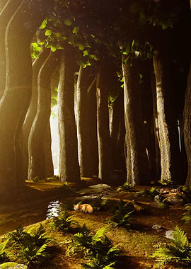 The Cat In The Forest