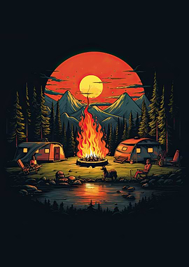 the mountain campfire
