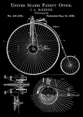 Velocipede Patent Art