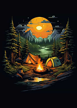 the mountain campfire