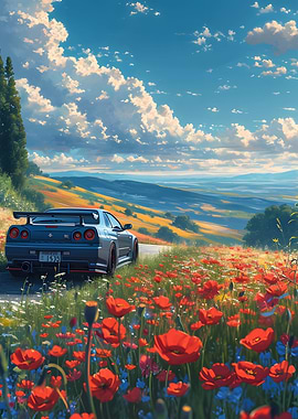 Nissan Skyline r34 Anime