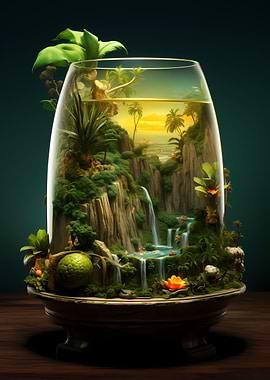 Colorful Nature Cocktail