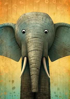 Cute Elephant Illustration