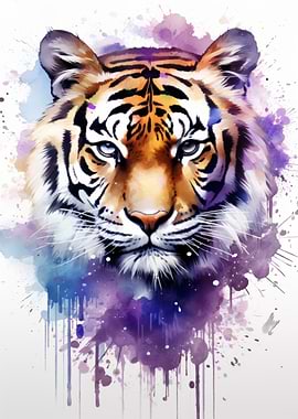 Tiger Watercolor
