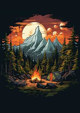 the mountain campfire