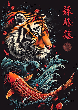 Tiger Koi Wave