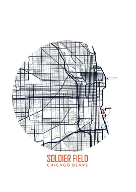 Soldier Field Stadium Map