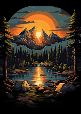 the mountain campfire