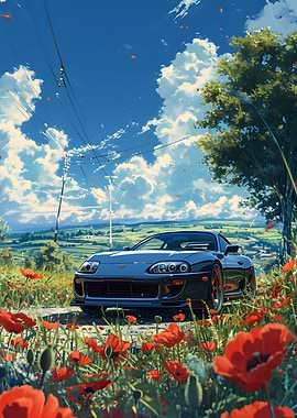 Toyota Supra mk4 Anime