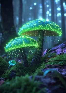 Green Mushroom Magic