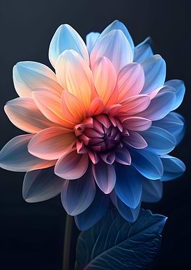 Realistic Flowers Poster