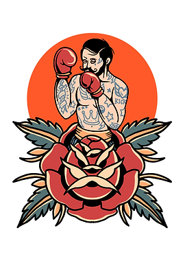 original figther tattoo