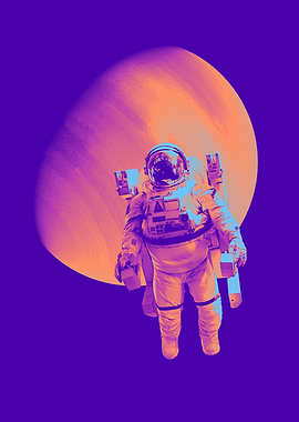 Astronaut Retro Style