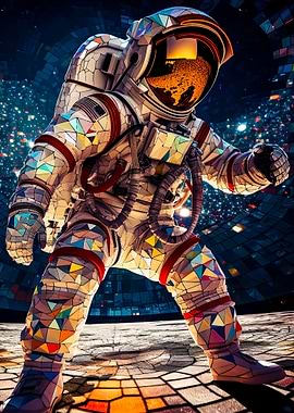 astronaut in space