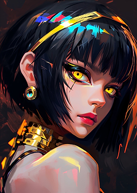 Golden Eye Sexy Vampire