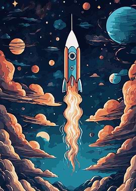 Rocket Launch Fantasy 2
