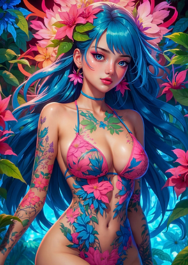Manga Flower Girl