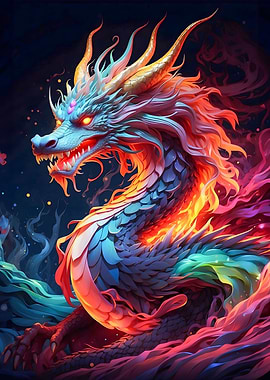 Neon Elder Dragon
