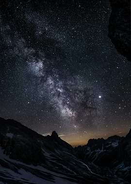 Mountains under the Milky