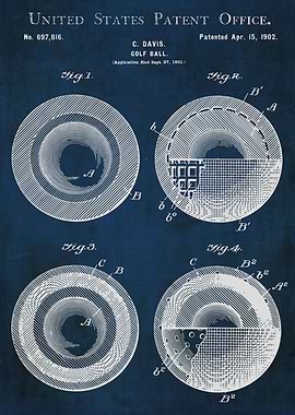 1902 golf ball patent
