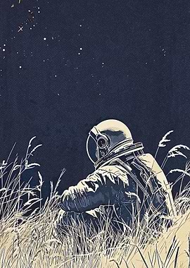 Astronaut And Nature