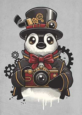 Steampunk photographer