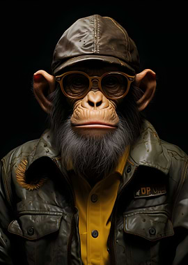 Monkey with style