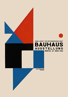 BAUHAUS AUSSTELLUNG POSTER
