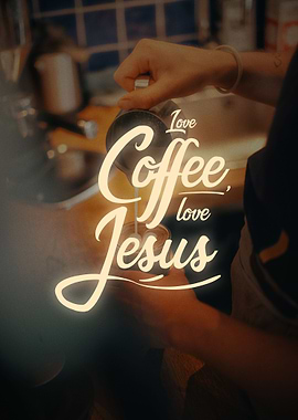 Love coffee love Jesus