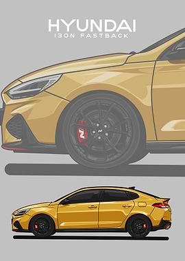 hyundai i30n fastback yllw