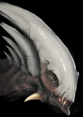 Raptor Dragon Portrait