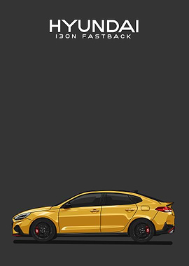 hyundai i30n fastback yllw