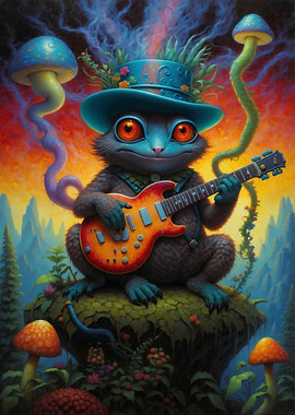 Whimsical Lizard Creature