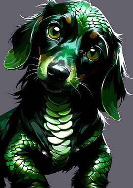 A cute Dachshund 020