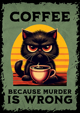 Funny Cat Coffee Shop