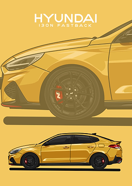hyundai i30n fastback yllw
