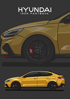 hyundai i30n fastback yllw