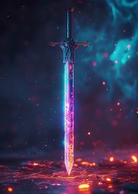 Sword Flame Aesthetic