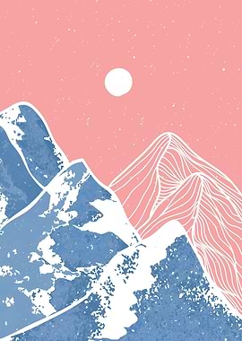 abstract mountain