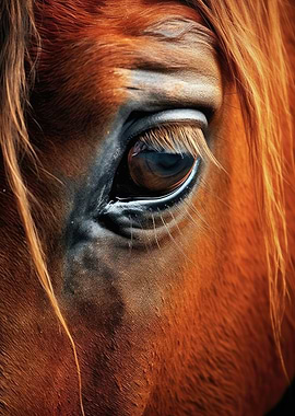 Horse Closeup Face