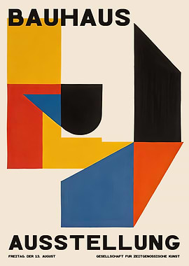 BAUHAUS EXHIBITION Poster
