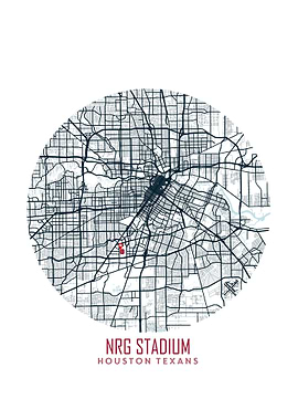 NRG Stadium Map